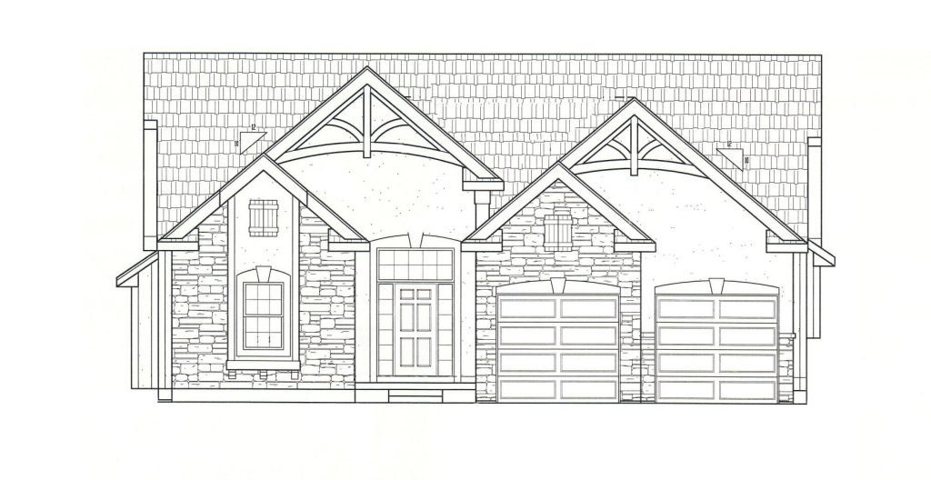 Bellah Homes: 1.5Story B Plan